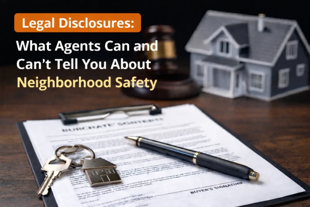 realtor neighborhood safety disclosure explained